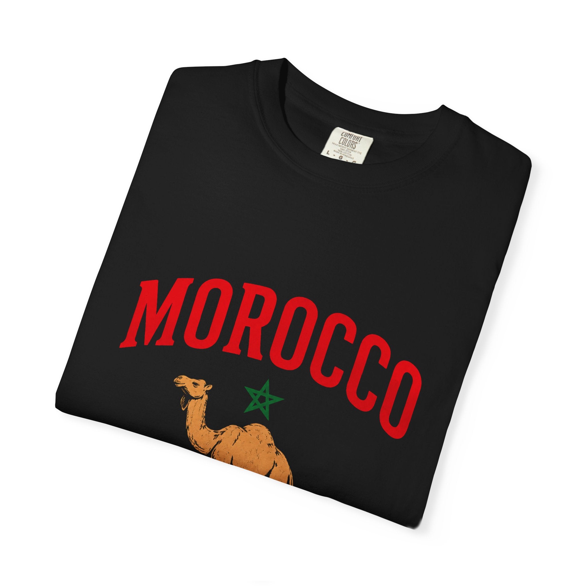 Morocco Camel Tee — 'Morocco Baba' Travel Souvenir T-Shirt