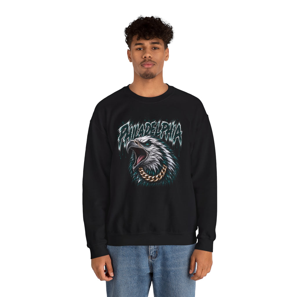 Eagles Iced Out Crewneck