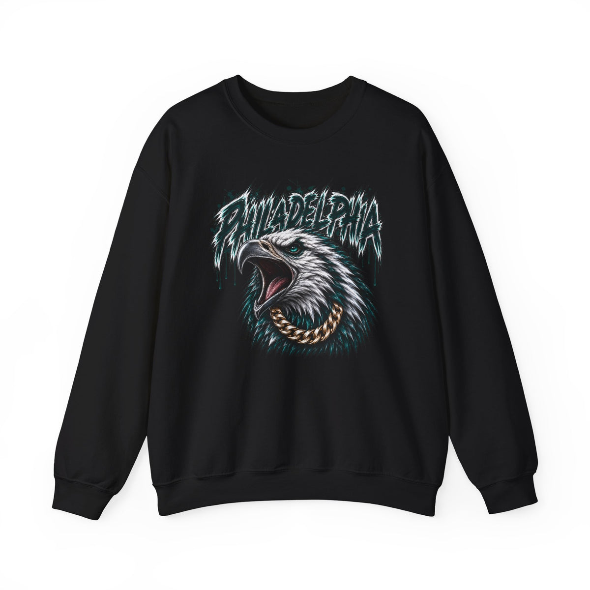 Eagles Iced Out Crewneck