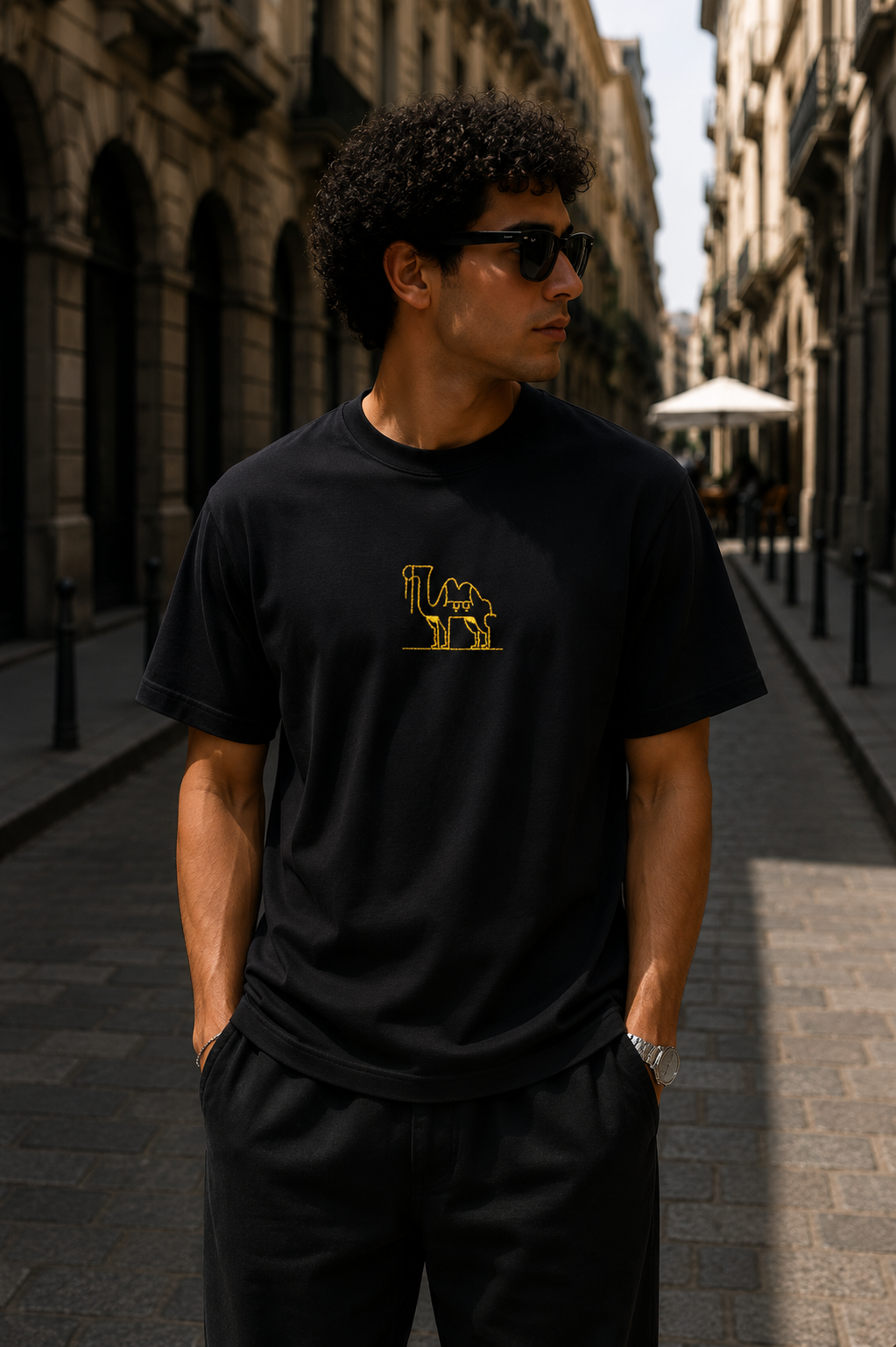 BABA Logo T-Shirt Embroidered